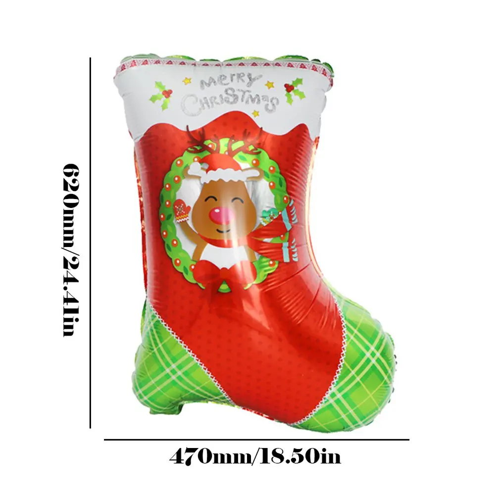 

Christmas Aluminum Foil Balloons Decorations Santa Claus Snowman Safe Kids New Year Toy Navidad Party Balloon Supplies
