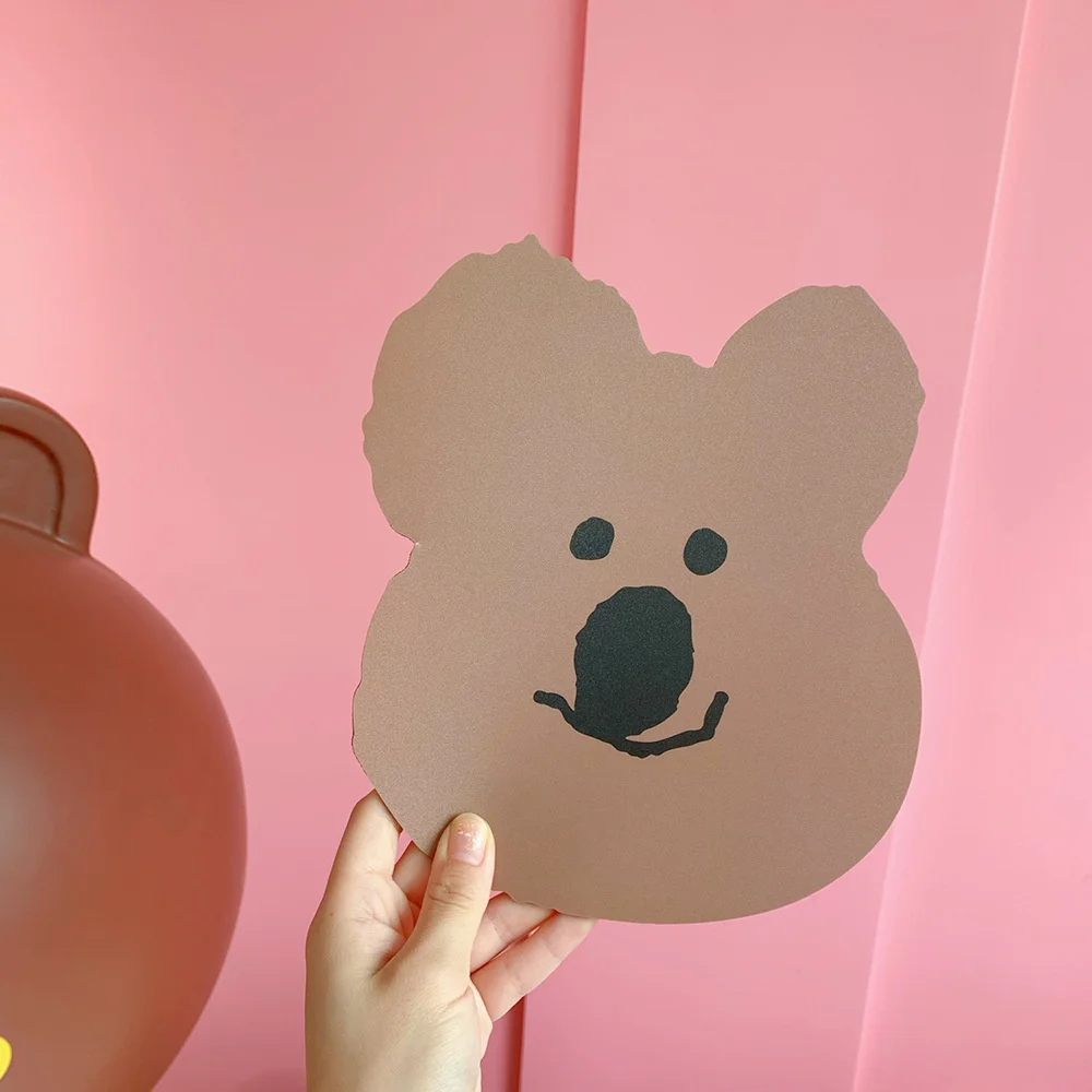 Корея Ins простой милый мультяшный Koala Smiley коврик для мыши портативный девушка
