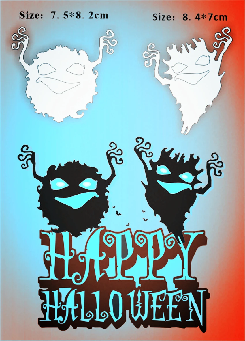 

PANFELOU 1 партия = 2 штуки Китай слова благословения металлическое ремесло резчик углеродистой стали бумажная заготовка режущего Скрапбукинг в...