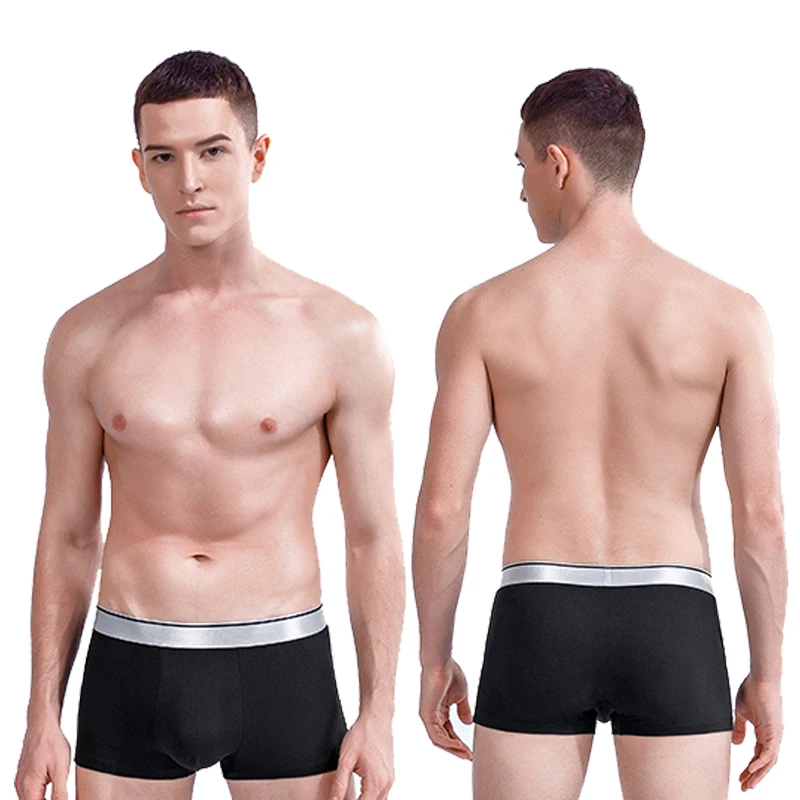 8pcs/lot Men's Panties Underpants Boxer Mens Underwear Man Soft Breathable Solid Flexible Comfortable Shorts Boxers Homme