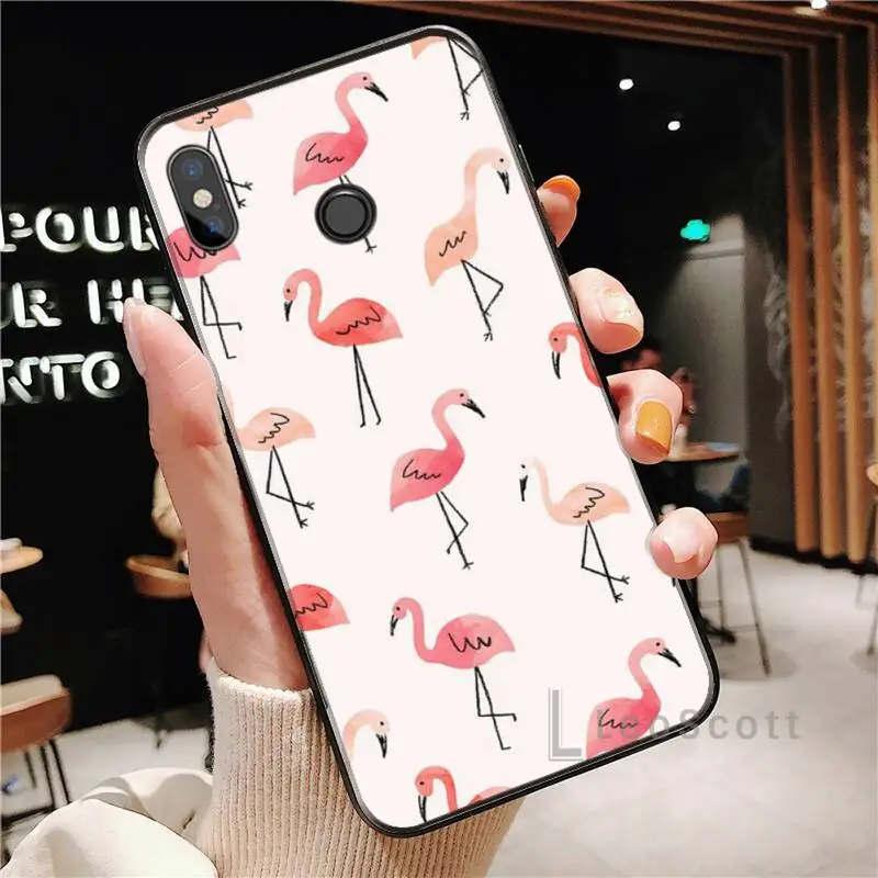 

Animal Flamingo Phone Case For Xiaomi Redmi note 4 4X 8T 9 9s 10 K20 K30 cc9 9t pro lite max