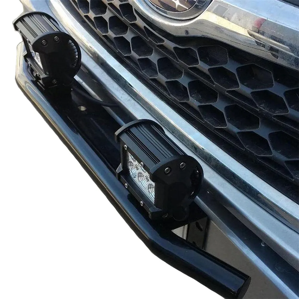 

23inch Car Front Bumper License Plate Mount Bracket Aluminium Bull Bar Style Holder For Driving Light Bar Car Jeep Truck SUV Uni