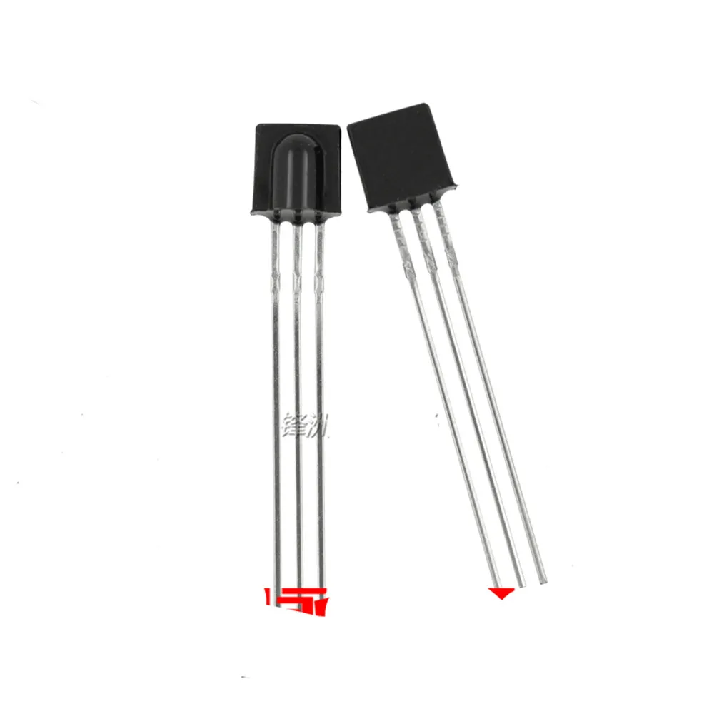 10PCS JS-1.27 Pitch 0038 Integrated universal receiver Plastic Infrared Receiver Tube | Электронные компоненты и