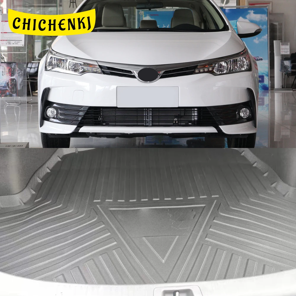 

For Toyota Corolla E160 E170 E180 2012-2018 Auto Car Cargo Liner All-Weather TPE Trunk Mats Boot Tray Trunk Carpet Accessories