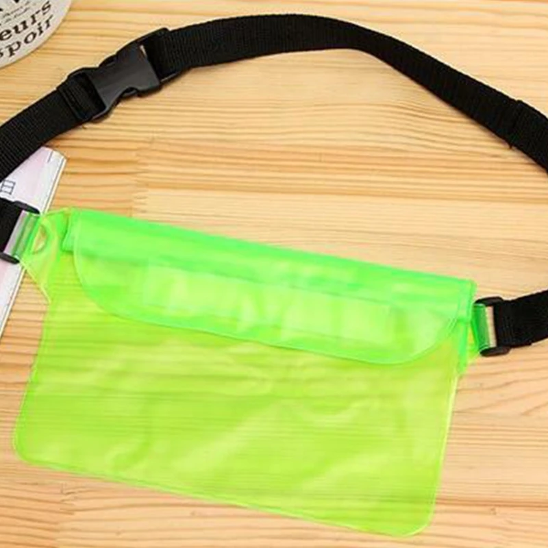 

Waterproof Pouch with Waist Strap Perfect for Boating Swimming Snorkeling Kayaking Beach Pool Water Parks