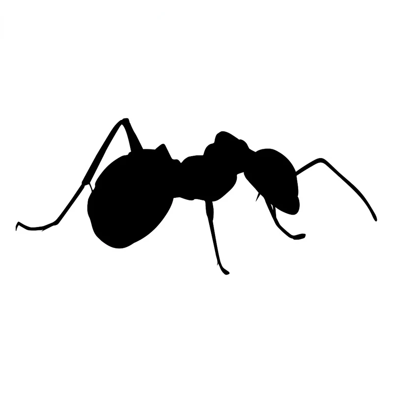 

W-0353 Creative Personality Ant Modeling Art Silhouette Decorative Accessories PVC Auto Window Bumper Quality Waterproof Decals