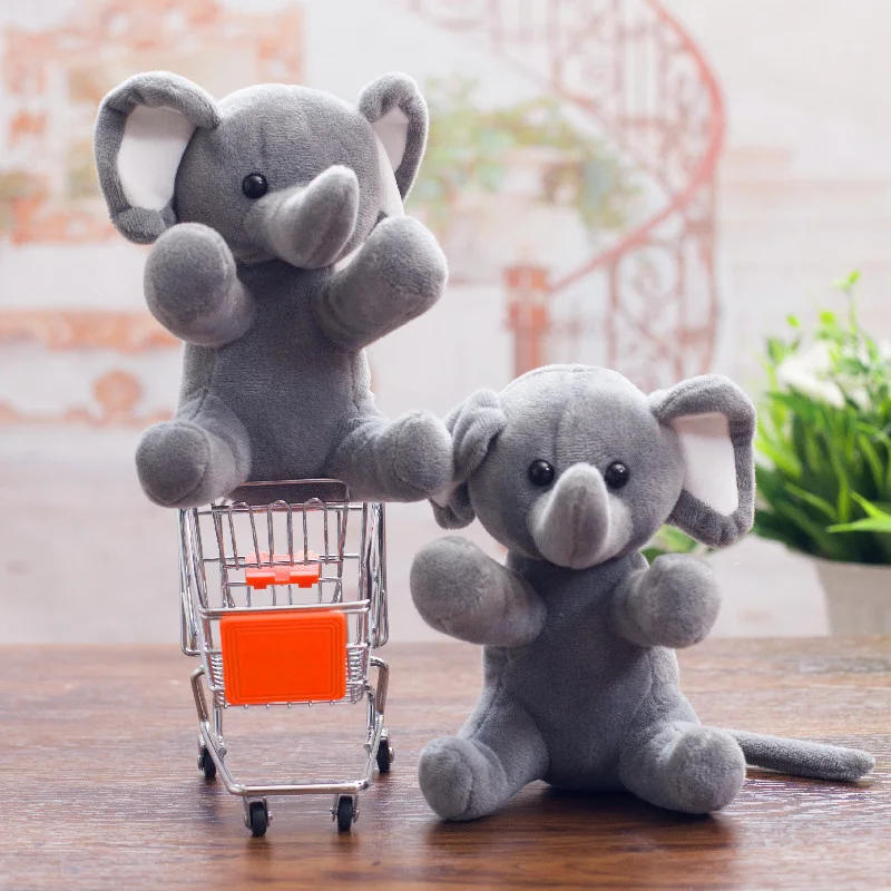 

16cm Super Cute Dumbo Stuffed Animal Plush Toy Small Pendant Lovely Mini Cartoon Elephant Doll Presents For Children