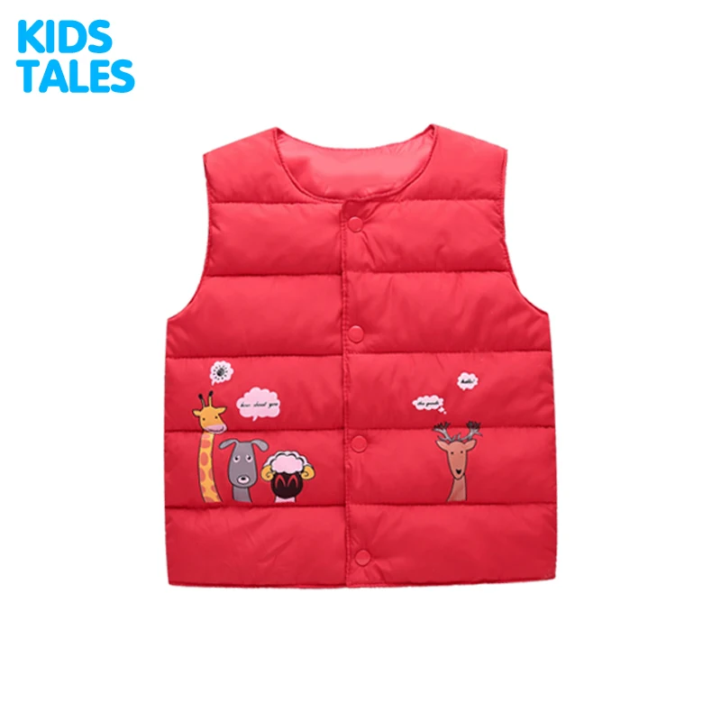 

2017 Autumn Winter Boys Girls Vest Jacket light white duck down vest Kid Cotton Waistcoat baby Vest Solid Single Breasted Liner