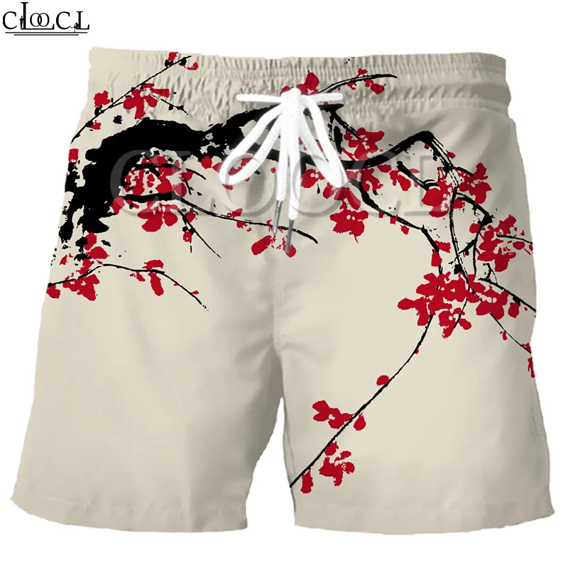 Летние Новые шорты в стиле хип хоп мужские пляжные Homme японский воин аниме 3D принт