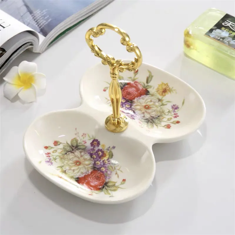 Керамическое мыло в скандинавском стиле простой Овальный двухслойный контейнер