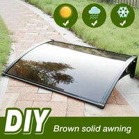 3 colors awning door window shadow shelter anti uv ultralight outdoor furniture rain snow canopy garden supplies shade cover hwc