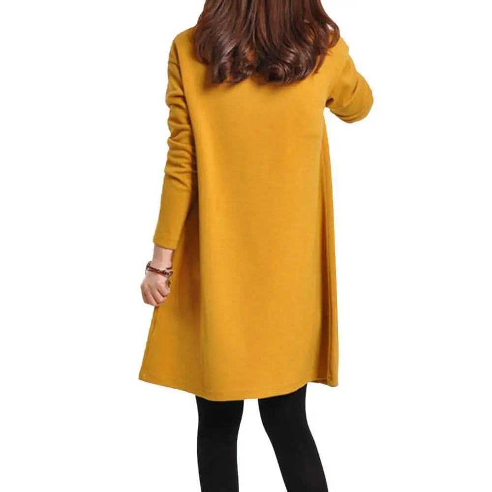 VESSOS Новое повседневное хлопковое и льняное платье с v образным вырезом для женщин