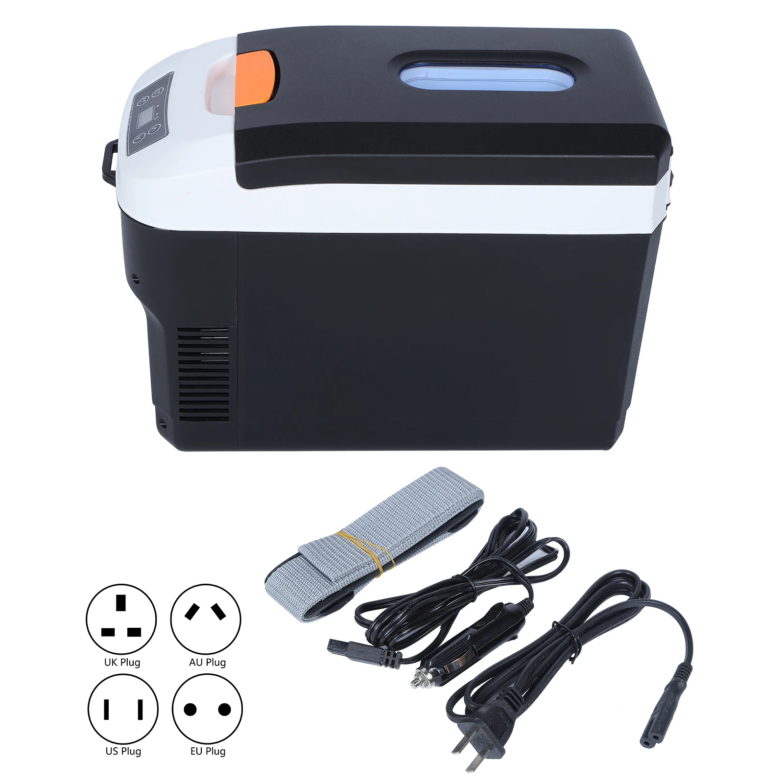 

10L Portable Intelligent Digital Display Warmer Cooling Refrigerator Home Office Car Cigarette Lighter 12V/24V Hot Cold Fridge
