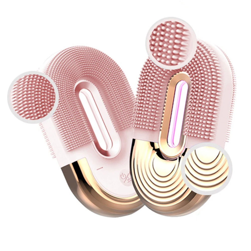 

Electric Wireless Face Cleaner Soft Waterproof Skin Rejuvenation Massage Brush Face Scrub Washing Brush Makeup Tool
