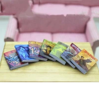 dropshipping 112 dollhouse miniature 7 mini magic books model for 16 112 doll house action figures decoration accessories