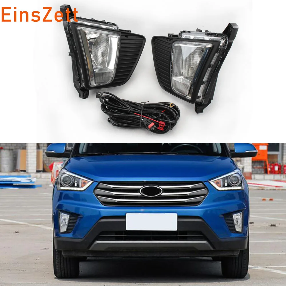 1 комплект автомобильных противотумансветильник в сборе для Hyundai IX25 CRETA 2015 2016 фара