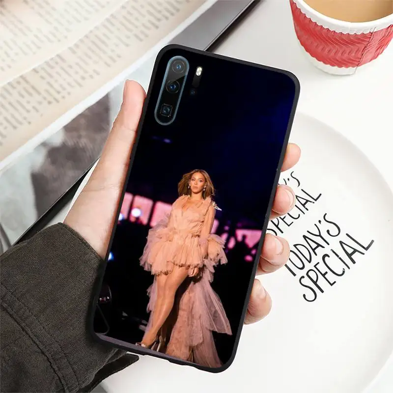 

Beyonce American singer actor Phone Case For Huawei honor Mate P 10 20 30 40 i 9 8 pro x Lite smart 2019 nova 5t