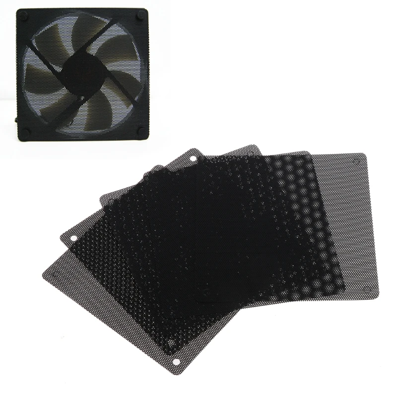 

5Pc Computer Mesh PVC Case Fan Dust Filter Dustproof Cover Chassis Dust Cover A0NC
