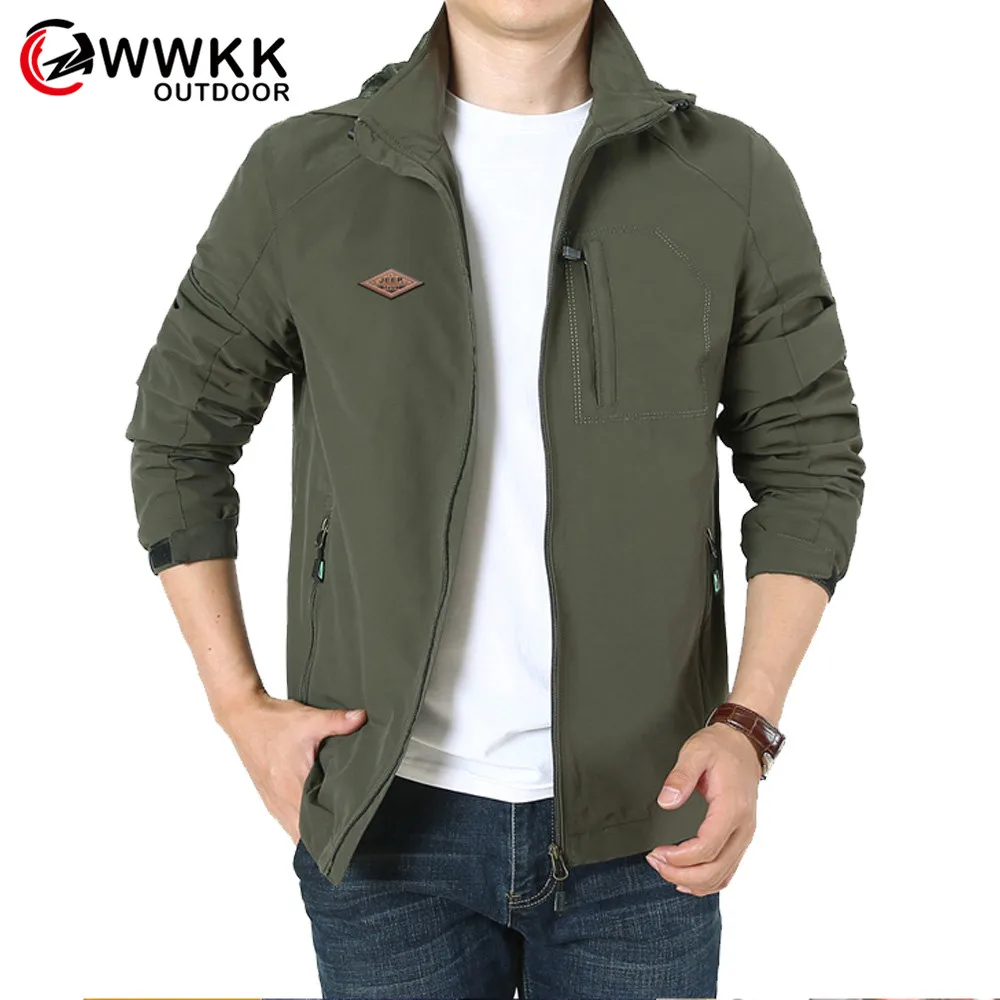 Новая мужская куртка WWKK для походов на открытом воздухе Мужская демисезонная