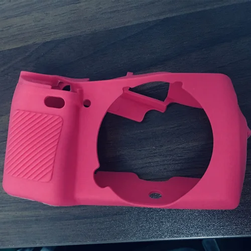 Rose Red Силиконовый прорезиненный чехол Корпус чехол протектор для sony A6100 A6300 A6400 ILCE-6100 ILCE-6400 ILCE-6300 Камера - Цвет: Rose Red