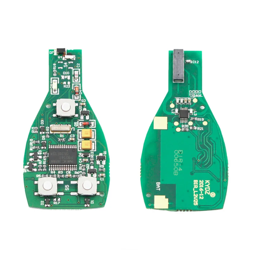 5 шт. * 3/2 + 1 Кнопка Smart Remote Key 2 кнопка с BGA Style NEC Chip 315/433MHZ для Benz A E S G CLK SLK ML Class 2000 |