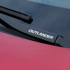 Металлическая Эмблема для автомобильного декора, светоотражающие наклейки, наклейки на автомобильные стеклоочистители для Mitsubishi OUTLANDER PAJERO, аксессуары для стайлинга автомобиля