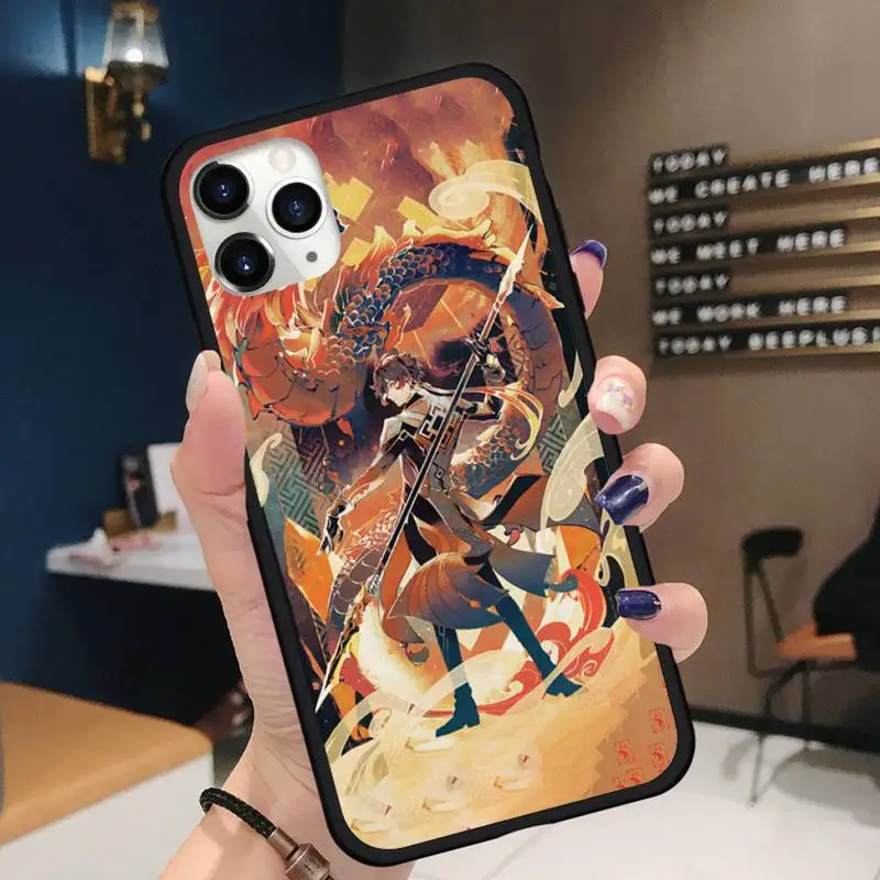 

Black Clover Asta Fondo de Pantalla Phone Case for iPhone 11 12 pro XS MAX 8 7 6 6S Plus X 5S SE 2020 XR Soft silicone