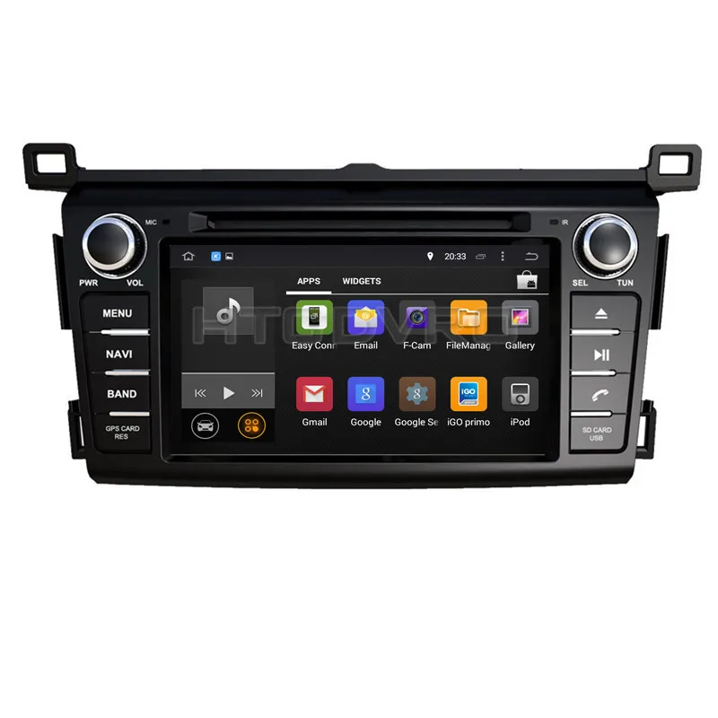 YMODVHT 7 дюймов 4G Восьмиядерный Android 9 0 1 Автомобильный DVD плеер для Toyota RAV4 2013 GPS