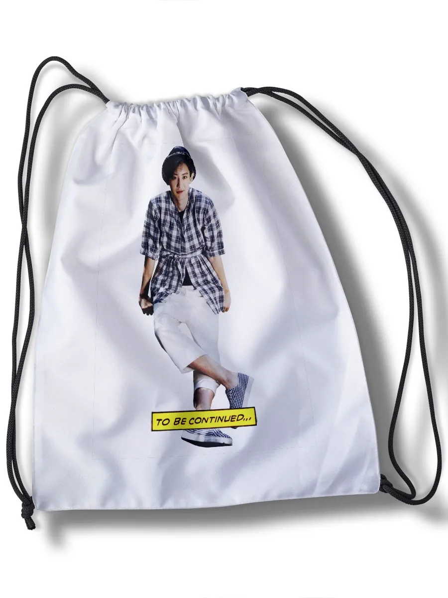 Мешок для сменной обуви EXO (k-pop idols айдолы in Xiumin D.O. Kai and Sehun экзо) - 20480 | Багаж и сумки
