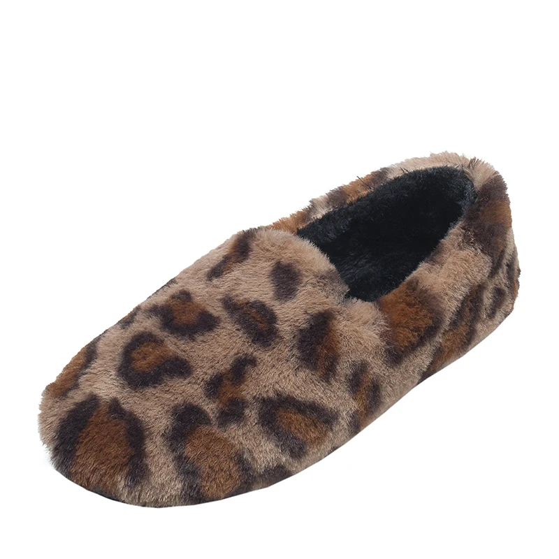 

Women Shoes Autumn Shallow Mouth Modis All-Match Female Footwear Slip-on Casual Sneaker Loafers Fur Round Toe Fall 2021 Dress Sl