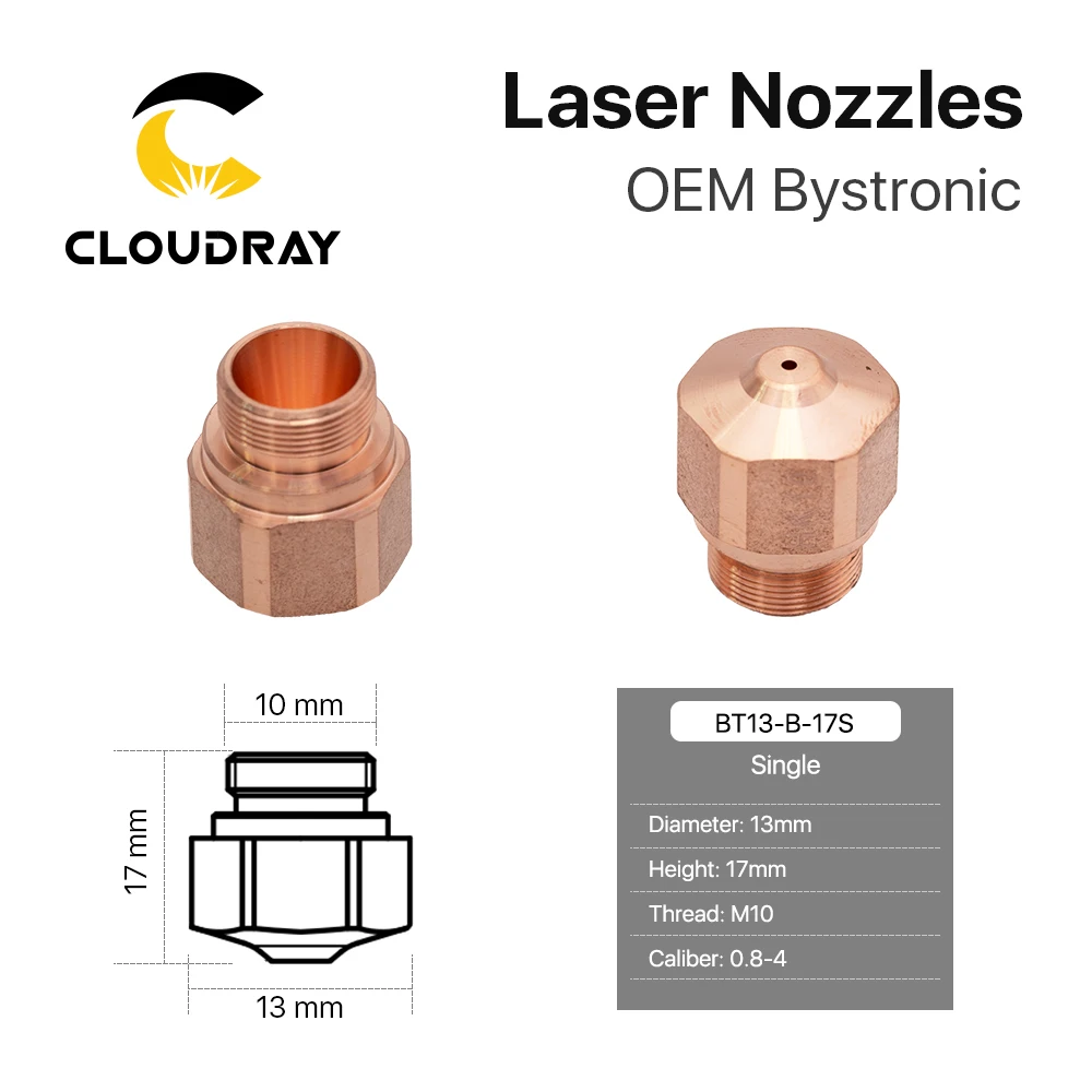 Cloudray HK08 HK10 HK12 HK15 HK17 HK20 HK25 HK30 лазерные сопла для OEM Bystronic волоконно лазерная машина