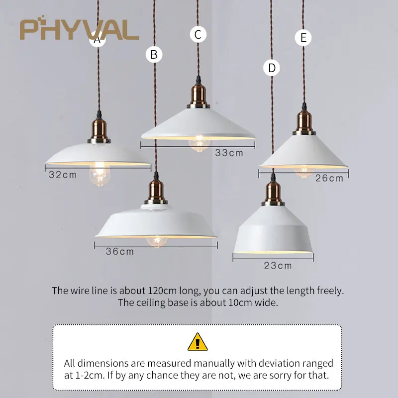 

Vintage Pendant Lamp American Loft Pendant Light for Dinning Room Restaurant Bedroom Creative Retro Industrial Hanging Lamp E27