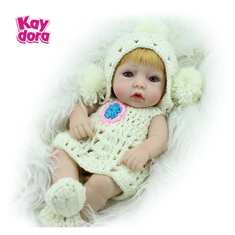 KAYDORA милые мини полностью Мягкие силиконовые куклы Reborn Baby 10 дюймов 28 см, реалистичные детские Игрушки для ванны, реалистичные игрушки для девочек