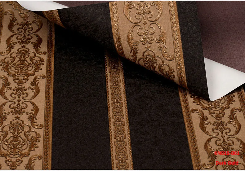 Темно Золотая несколько цветов настенная бумага современный дизайн рулон обоев