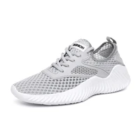 summer men sneakers fashionable breathable men casual running shoes hollow mesh white black male footwear sports tenis trainers