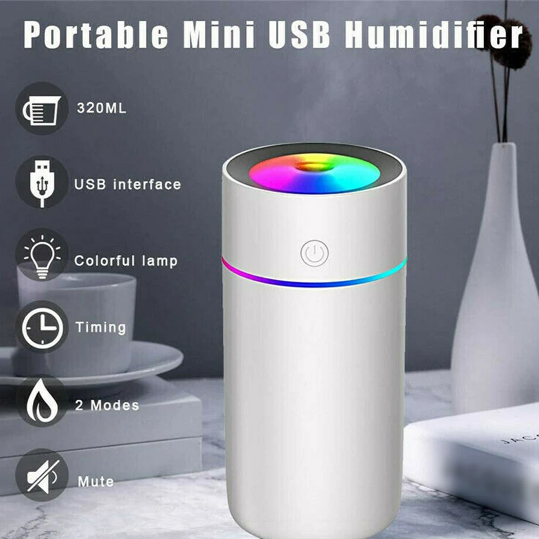 

Car Home Mist Air Humidifier Diffuser Electric Essential Mini Portable