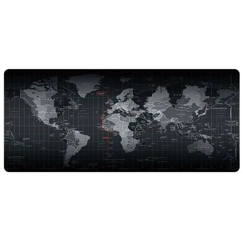 

New High Quality World Map Rubber Extended Office Student Desk Mat Gaming Mouse Pad Anti-slip Waterproof Desk Keyboard Mat
