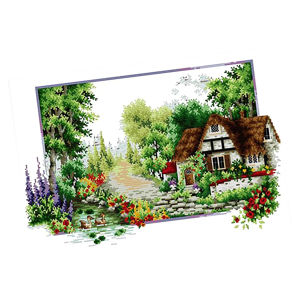 Полный ассортимент вышивки Стартовые наборы штампованные для крестиком новички