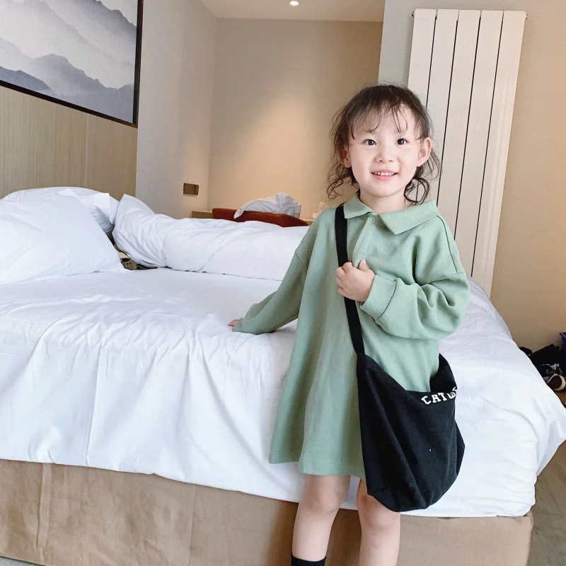 Коллекция 2019 года Новая Осенняя детская одежда футболка с длинными рукавами для