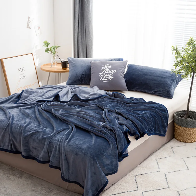 1 шт. супер мягкое фланелевое одеяло диван кровать офисное детское флисовое