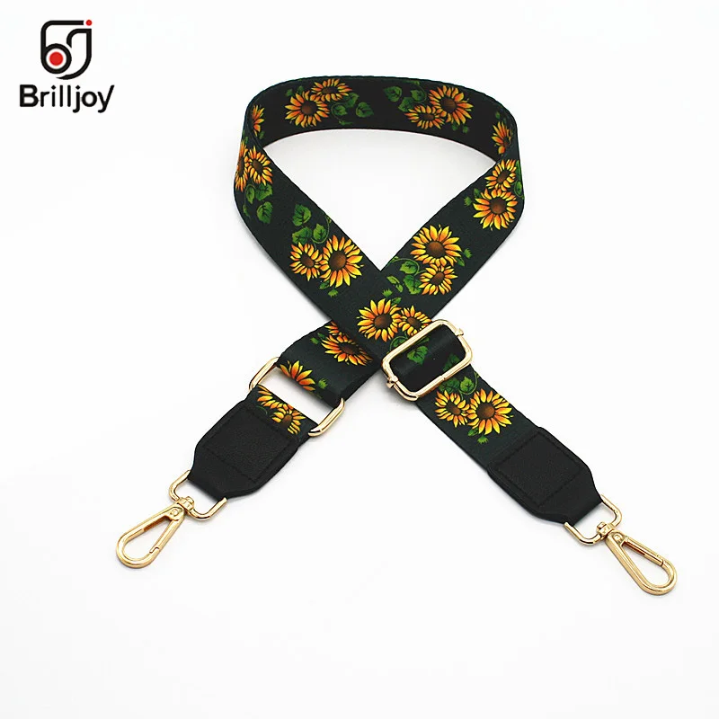 Black 3,8 см широкие полосатые ремешки для сумок DIY аксессуары запасные части для сумок ремешки для сумок длинные ремешки ручка Золотая пряжка - Цвет: Black