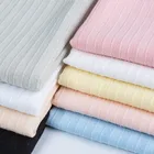 Жаккардовая ткань из чистого хлопка шириной 55 дюймов для весны и лета, материал для одежды, рубашки, платья