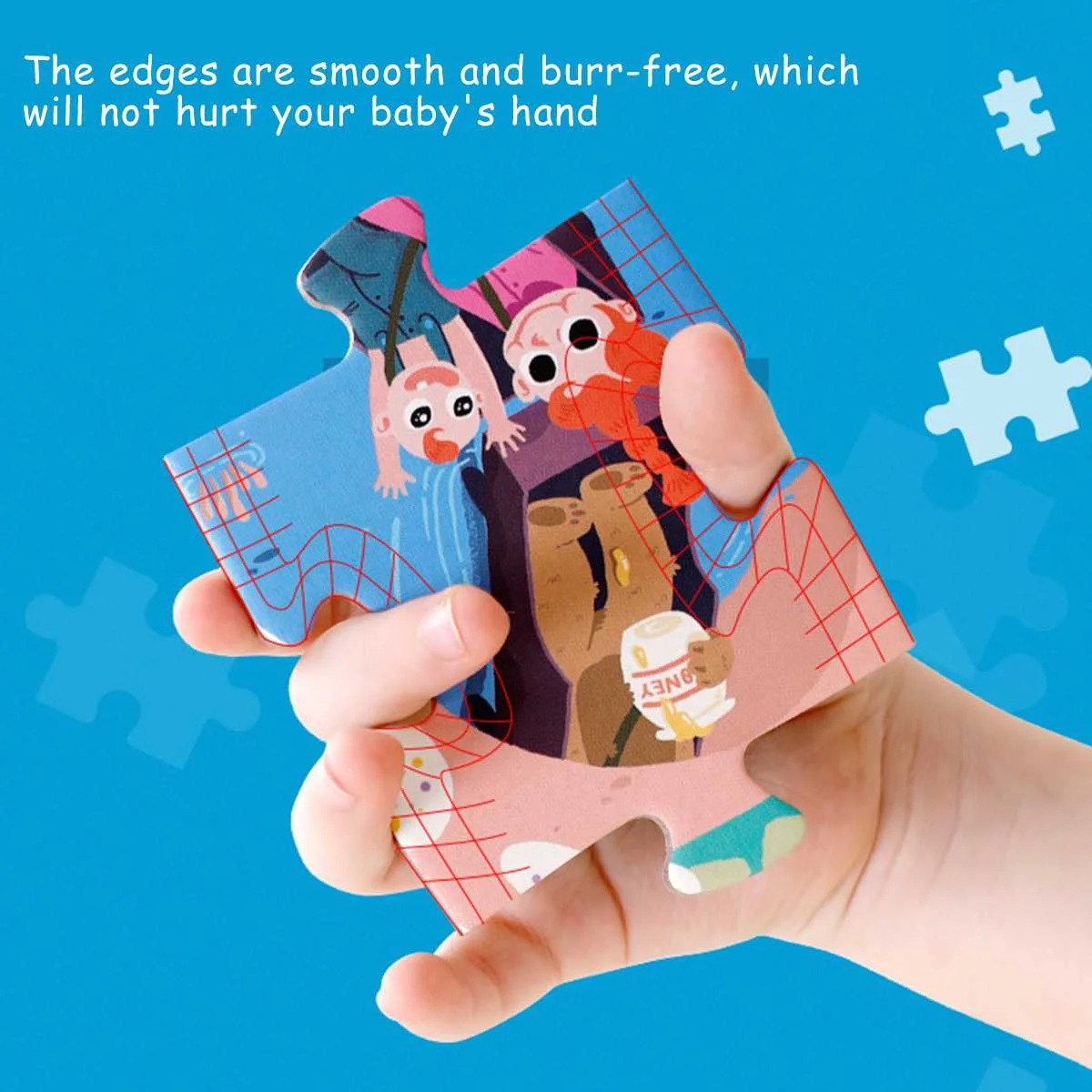 

Intelligence Kids Toy Wooden Puzzle Jigsaw Tangram Cartoon Rainforest/Science Laboratory Puzzles Educational Learning Toys
