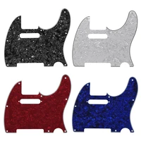 ohello telecaster 8 hole tele pickguard black pearl scratch plate for americanmexican standard guitar