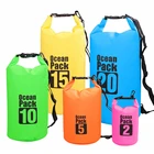 Водонепроницаемая плавающая сухая сумка, складной компрессионный мешок 10 л 15 л, водонепроницаемая суперлегкая уличная сумка для плавания, лодок, каякинга