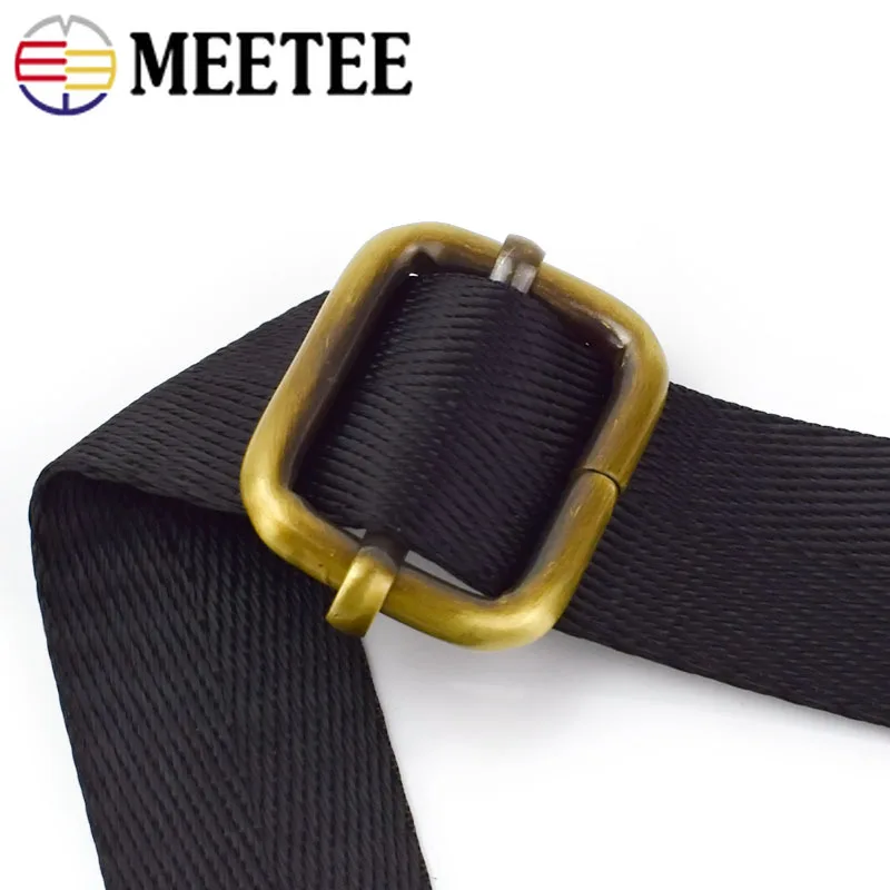 Meetee металлические слайды Tri-glides валик пряжки для сумочки ремешок слайдер регулировочный ремень пряжки для сумки DIY аксессуары для одежды