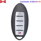 KEYECU для Nissan Rogue 2017 2018 2019 дистанционный смарт ключ-брелок S180144110 KR5S180144106 433,92 МГц