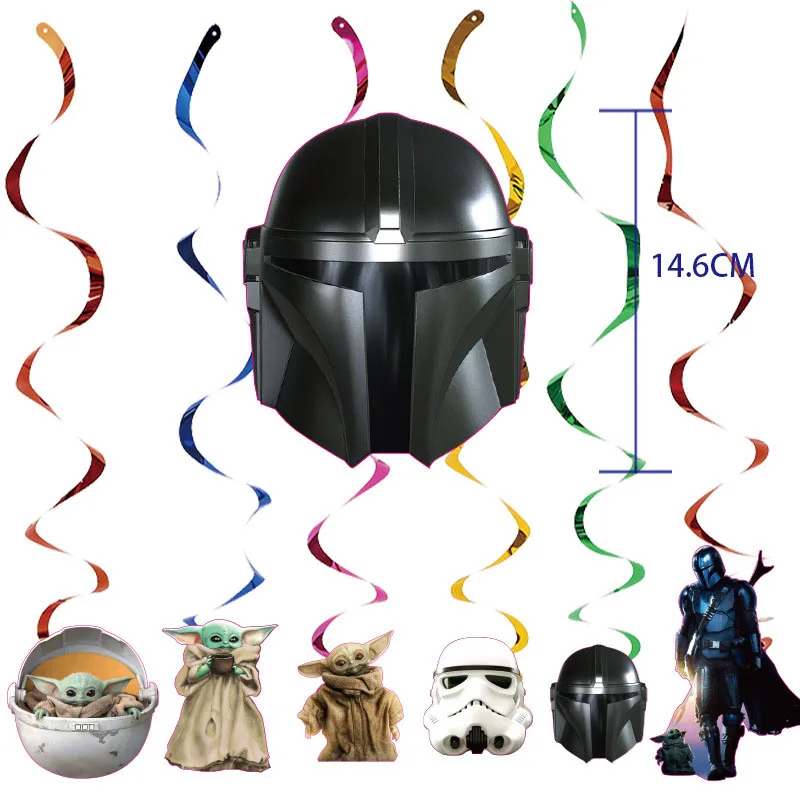 Мандалорианская йода украшения для детской вечевечерние воздушные шарики