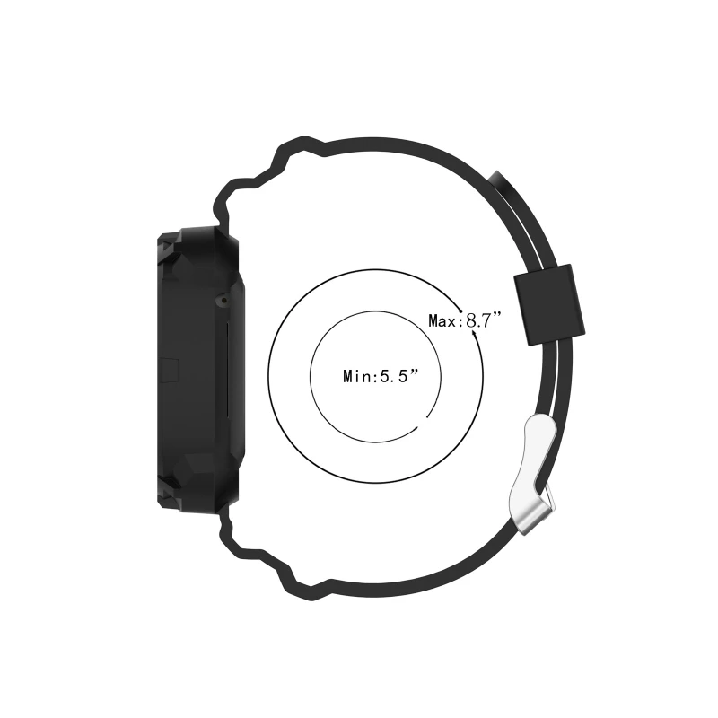 

Watch Strap for -Fitbit Versa 3 Band Soft Sport Silicone Bracelet Wristband Replacement for Correa -Fitbit Sense Bands X6HB