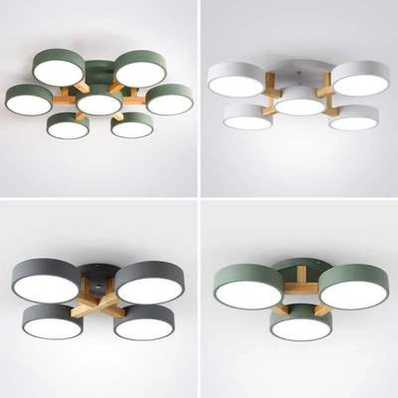 Современная Минималистичная потолочная лампа в скандинавском стиле для спальни